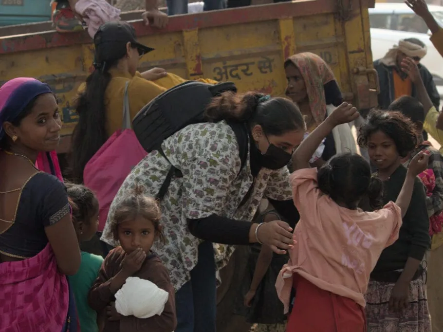 Cloth donation drive by Kalki Foundation